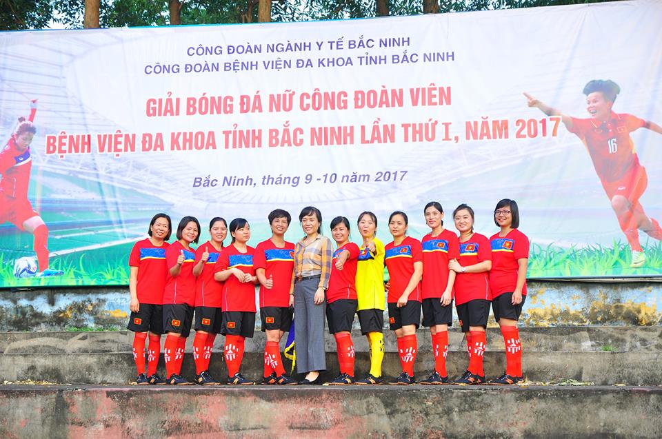 Bệnh viện đa khoa tỉnh Bắc Ninh tổ chức Giải bóng đá nữ bệnh viện lần thứ I năm 2017 Bệnh viện đa khoa tỉnh Bắc Ninh tổ chức Giải bóng đá nữ bệnh viện lần thứ I năm 2017